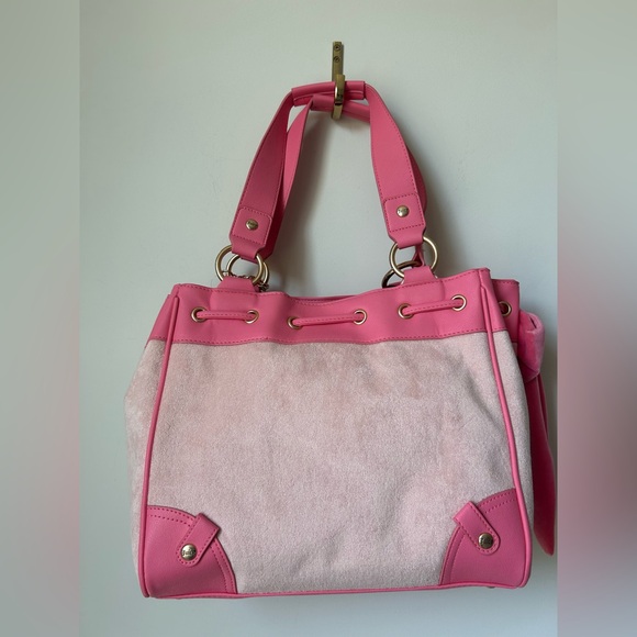 Viral Juicy pink lovers club y2k daydreamer tote bag terrycloth exclusive HTF - Picture 8 of 8